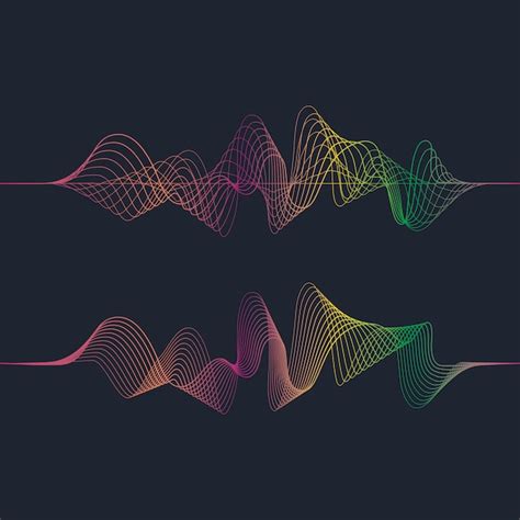 Premium Vector | Sound waves illustration