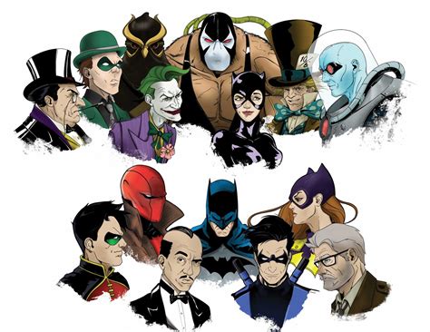 I am drawing a DC character every day in December - I started with Batman characters : batman