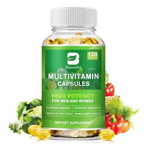 Multivitamin Highest Potency Daily Vitamins & Minerals Supplement 120 ...