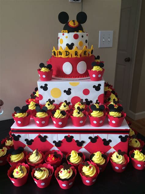 Mickey Mouse 1st Birthday Cake - Birthday Cake Images