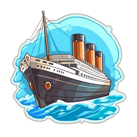 Titanic Ship Image For Stickers Vector Clipart Titanic Titanic | The ...
