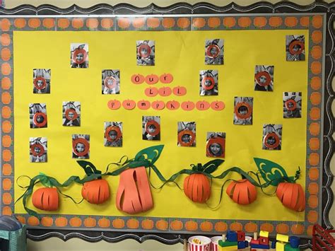 Pumpkin patch bulletin board | Halloween bulletin boards, Bulletin boards, Bulletin boards theme