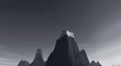 Mountain illustration HD wallpaper | Wallpaper Flare