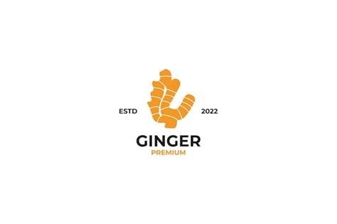 Premium Vector | Ginger logo design vector template illustration