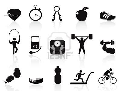 13121512-isolated-black-fitness-icons-set-on-white-backgro… | Flickr