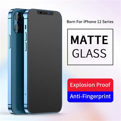 Matte Tempered Glass Compatible for iPhone 14 13 12 11 Pro Max 12 Mini ...