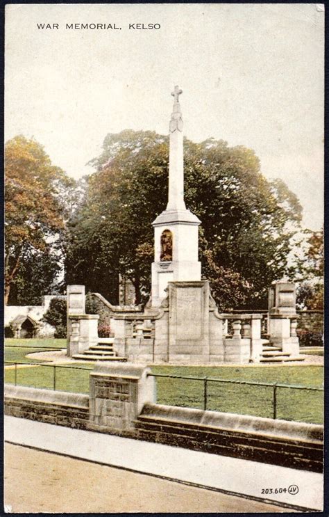 House Clearance - Kelso, Roxburghshire War Memorial Postally Used 1930 Service | ITG & Co