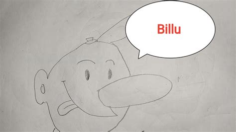 EASY DRAW BILLU[huddy mera buddy]#shorts #MJPAINTER - YouTube