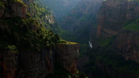 wallpaper mountain, canyon, cliff HD : Widescreen : High Definition ...