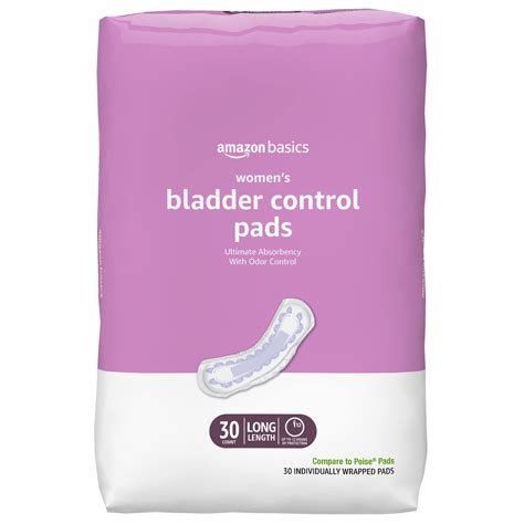 Amazon Basics Incontinence, Bladder Control & Postpartum Pads for Women, Ultimate Absorbency ...