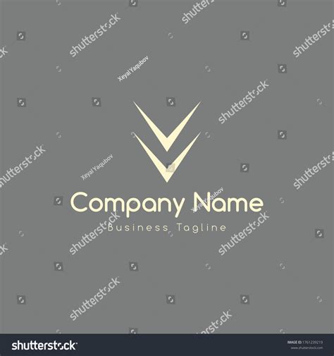 Vv Logo Design Template Vector Stock Vector (Royalty Free) 1761239219 | Shutterstock