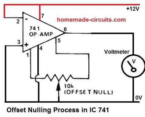 Op amp IC 741 Datasheet, Pinout, Applications – Homemade Circuit Projects