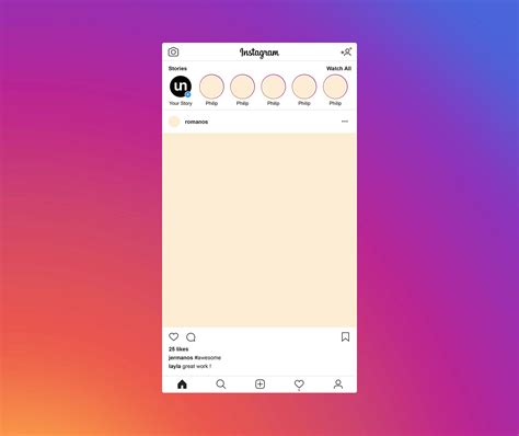 Instagram Post Mockup Template