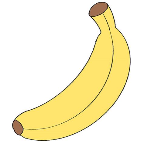 How to Draw a Banana - Easy Drawing Tutorial For Kids