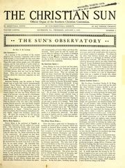 The Christian sun. : General Council of the Congregational and Christian Churches of the United ...