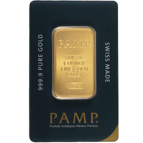 1 oz Gold Bar New PAMP Design | PAMP Suisse - Provident Metals™