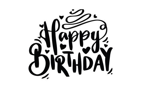 Happy Birthday Font Print Template Graphic by Macky Sublimation ...