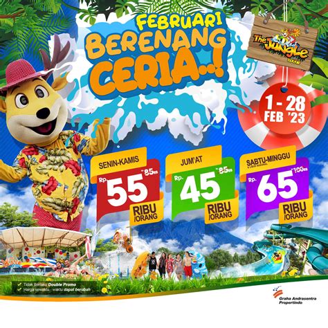 Harga tiket masuk The jungle waterpark - The Jungle Bogor