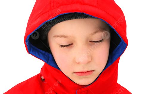 Sad Boy In The Winter Small, Lonely, Single, Isolated PNG Transparent ...