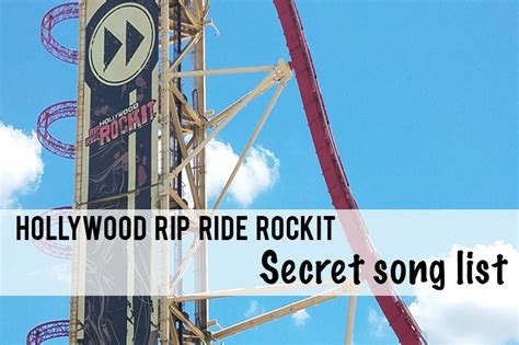 Hollywood Rip Ride Rockit Secret Song List | Universal Studios