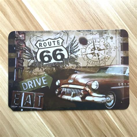 Aliexpress.com : Buy Classical Car Wall Decor Vintage Metal License Plate Wall Art Bar Home ...