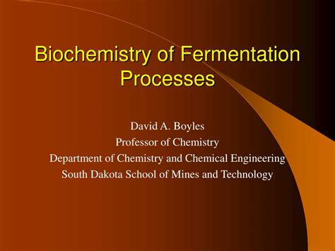 Types Of Fermentation Processes Ppt