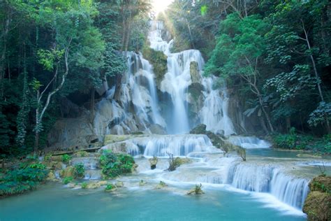 Bildresultat för tat kuang si waterfall luang prabang laos | Luang prabang, Cool places to visit ...