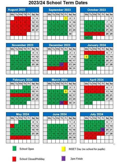 Wyvil School - Term Dates 2023/24