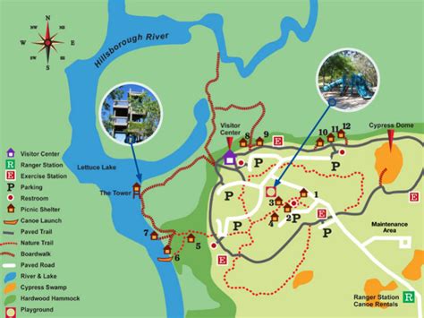 Lettuce Lake Park - Map - Touring Central Florida