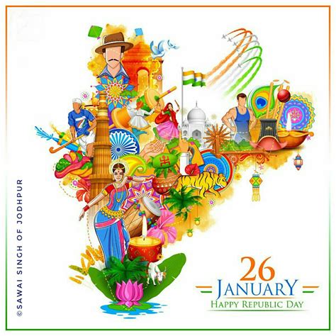 Republic Day of India | India painting, Incredible india posters ...