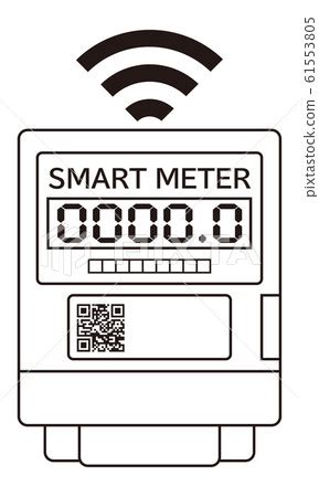 Smart meter icon illustration vector - Stock Illustration [61553805 ...