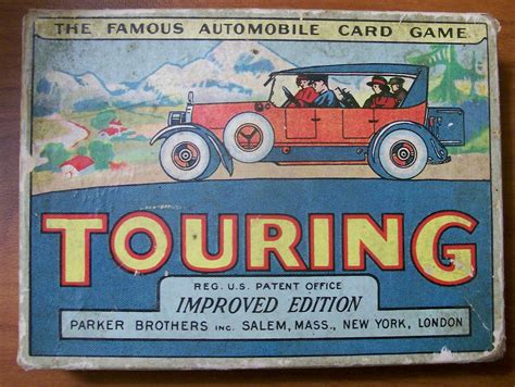 Parker Brothers Vintage 1926 Touring Card Game - All About Fun and Games