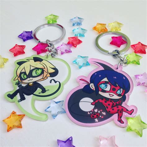 Miraculous Ladybug Acrylic Charms on Storenvy