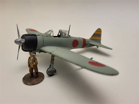 Mitsubishi A6M2 Zero Fighter Type 21 (Zeke) -- Plastic Model Airplane ...