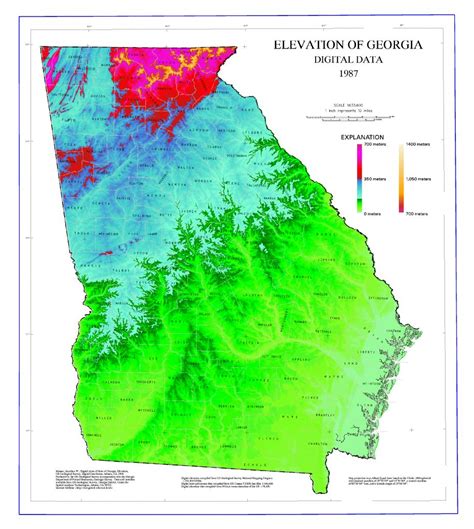 Geography Of Georgia (U.s. State) - Wikipedia - Map Of Northeast Florida And Southeast Georgia ...