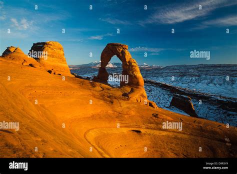 Delicate Arch, Arches National Park, Utah, USA Stock Photo - Alamy