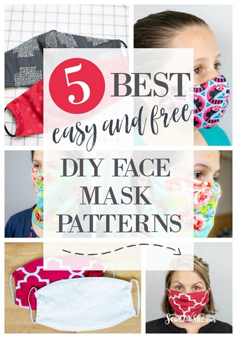 The 5 Best Easy and Free Fabric Face Mask Patterns including the Olson ...