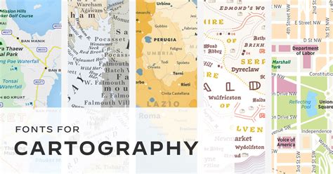 Cartography Font Collection | Fonts by Hoefler&Co.