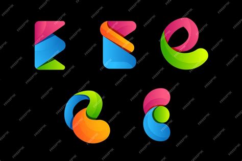 Premium Vector | Letter e colorful vector logo