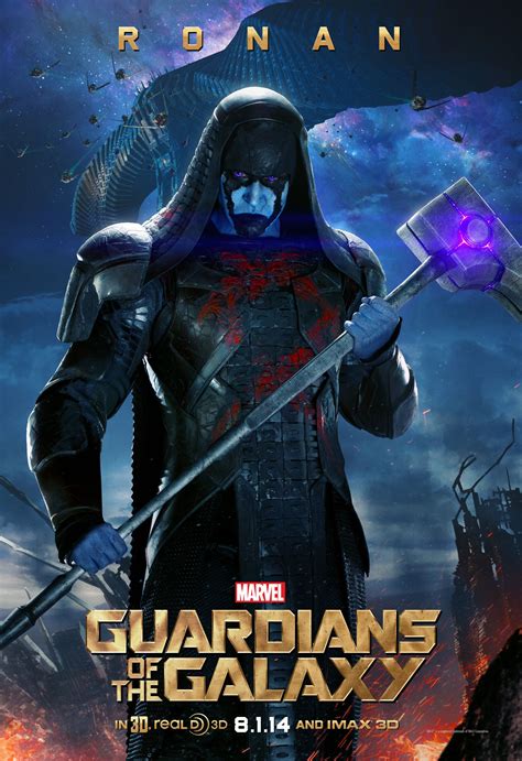 Guardians of the Galaxy Posters Featuring Ronan, Nebula, and Korath | Collider