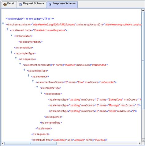 Generating XML Schemas for Salesforce Business Objects