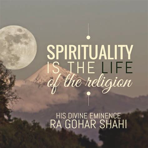 The Official MFI® Blog Quote of the Day: 'Spirituality is the life of ...