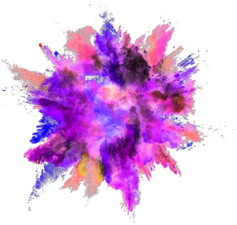 Download Explosion Color Powder Dust - Color Powder Explosion Png - HD ...