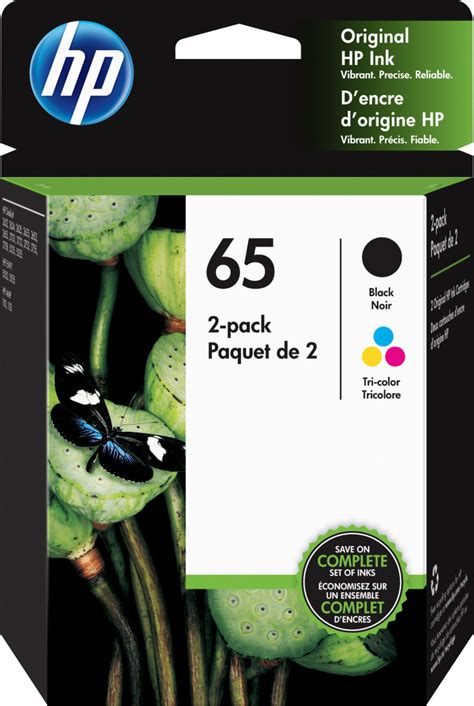 Customer Reviews: HP 65 2-pack Standard Capacity Ink Cartridges Black ...