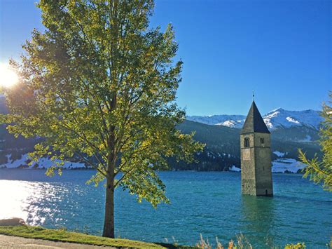 Reschensee: Campingurlaub Tirol an der Reschentangente Camping Wohnmobilstellplatz nähe ...