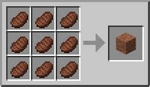 Cooked Beef Block | How to craft cooked beef block in Minecraft ...