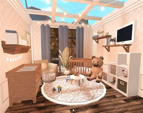 bloxburg baby room (not mine) | Luxury baby room, Tiny house layout, Small house design plans