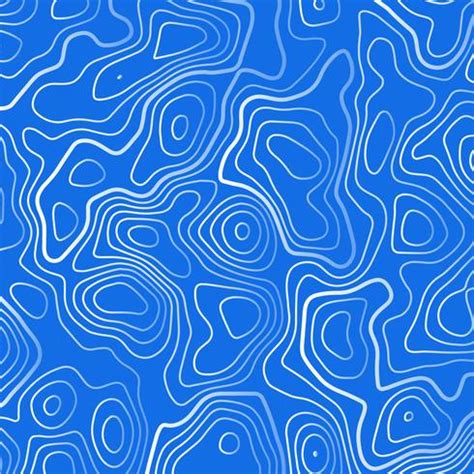 blue background with white topographic white contour lines - Download ...