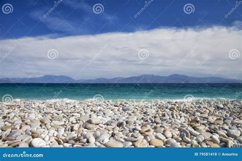 Gulf of Corinth, Greece stock photo. Image of rock, natural - 79581418