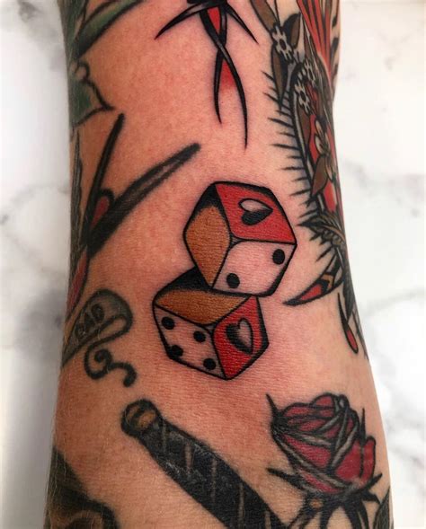 Roll the dice 🎲 Tattoo by @constantxgrind | Dice tattoo, Pretty tattoos ...